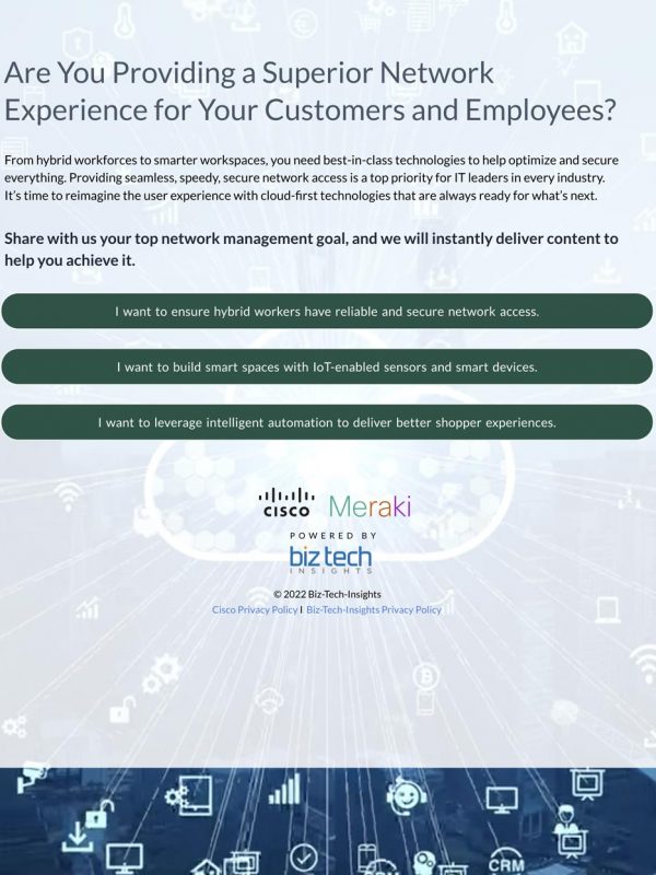 Meraki Lead Generation Program